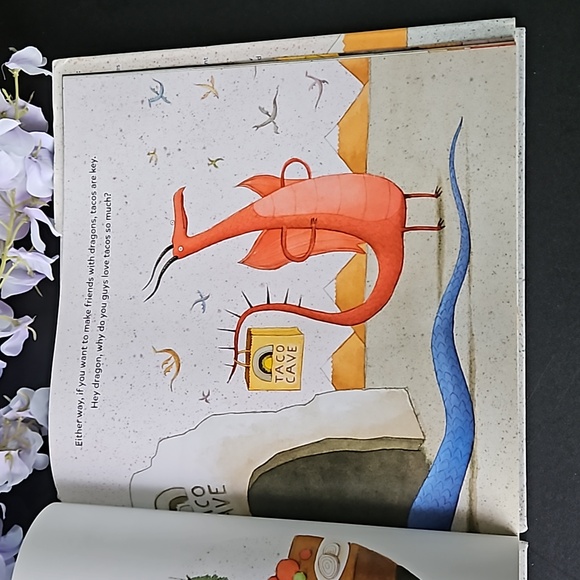Dragons 🎄Love Tacos Children's Hard Cover Book by Adam Rubin NWOT - Picture 5 of 7